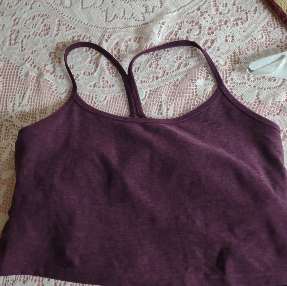 Beyond Yoga Spacedye Eggplant Tank